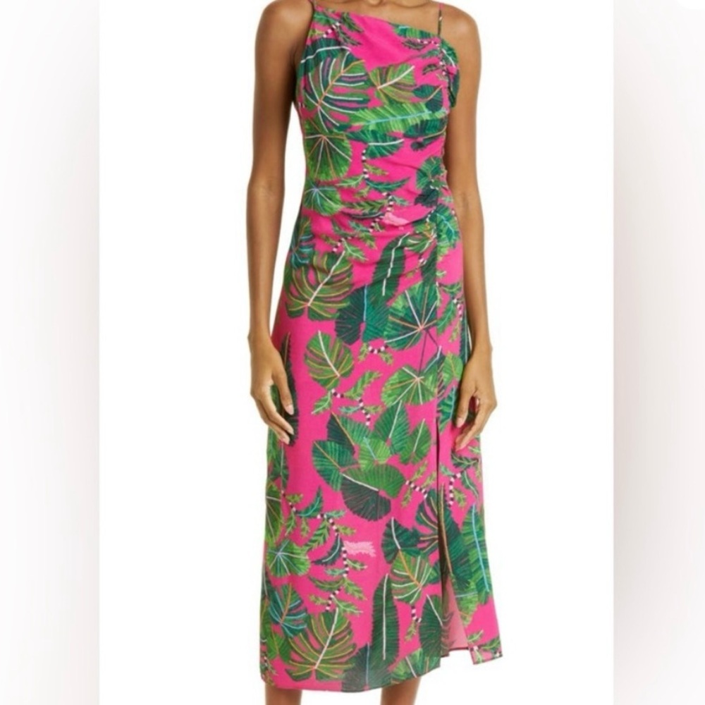 FARM RIO Tropical Print Dress